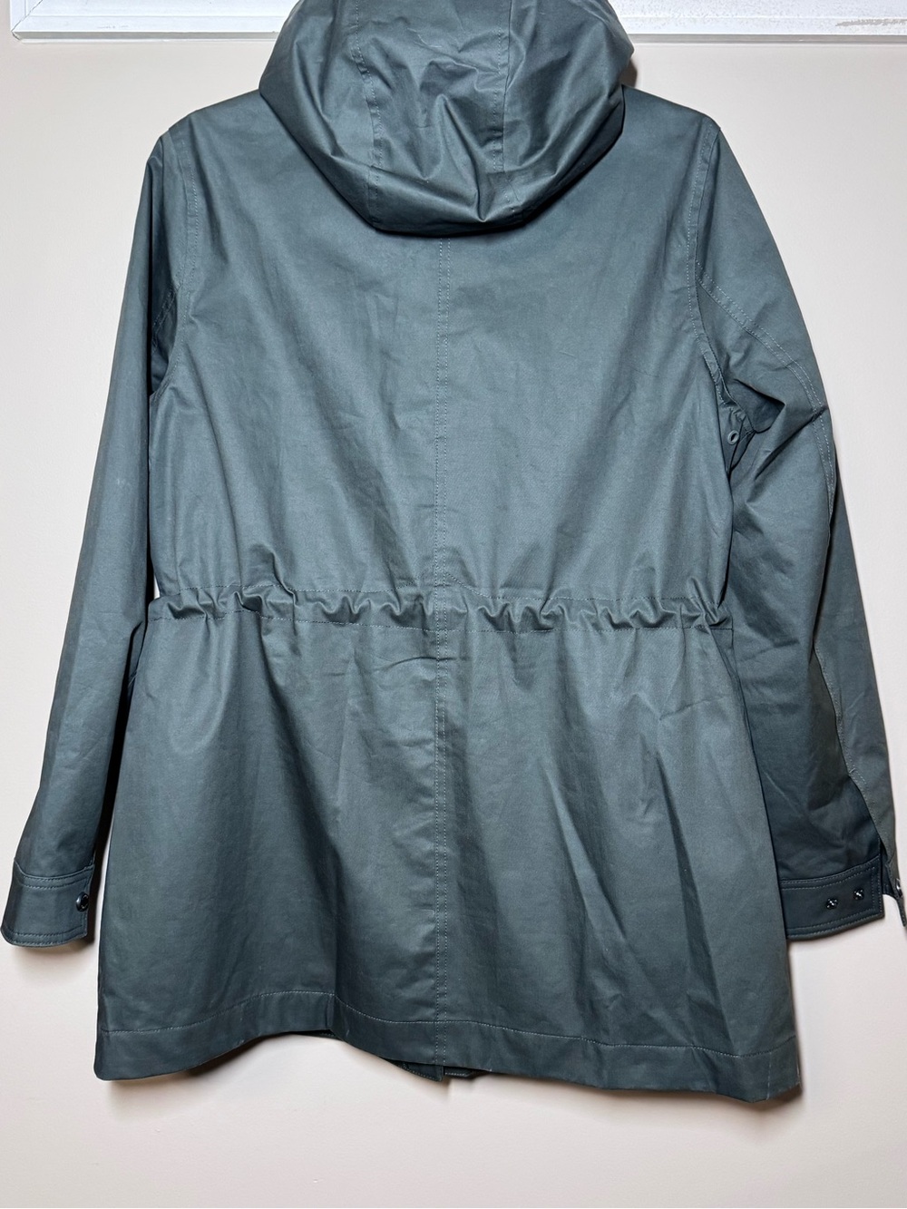 Hunter Women's Hooded Coat in Olive - Picture 7 of 15